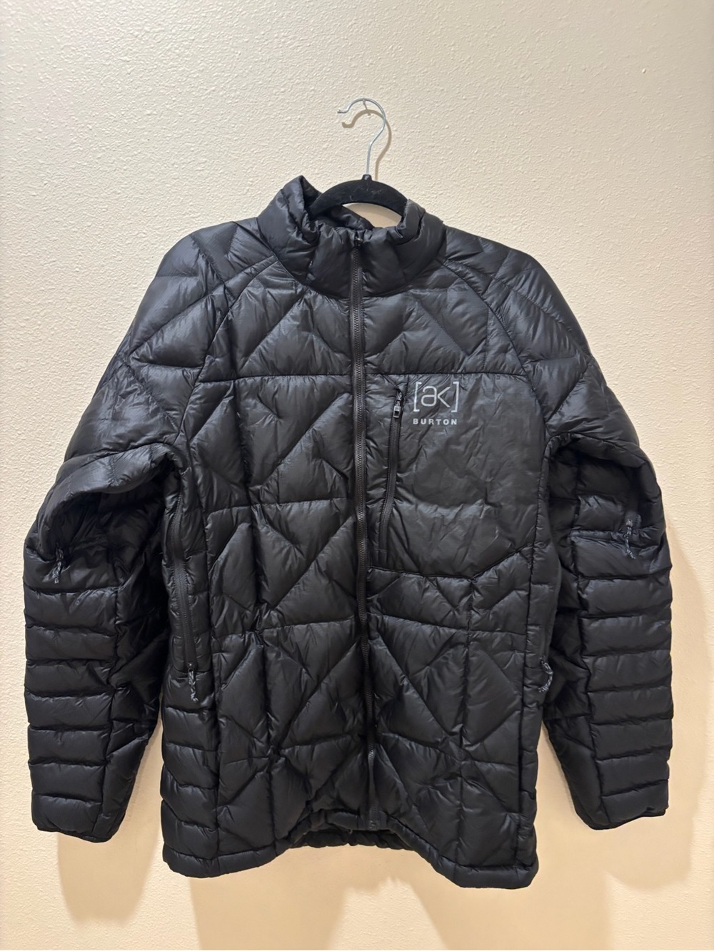 (AK) Burton Black Down Quilted Packable Puffer Jacket